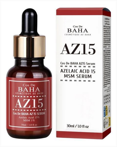 Сироватка для обличчя з азелаїновою кислотою 15% COS DE BAHA AZ15 Serum 30 мл 2541594324 фото