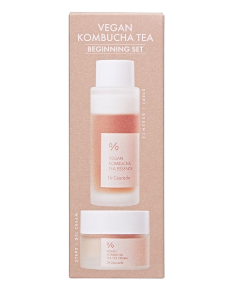 Веганский набор для ухода за кожей с комбучей Dr.Ceuracle Vegan Kombucha Beginning Set, 2 в 1 2297183275 фото