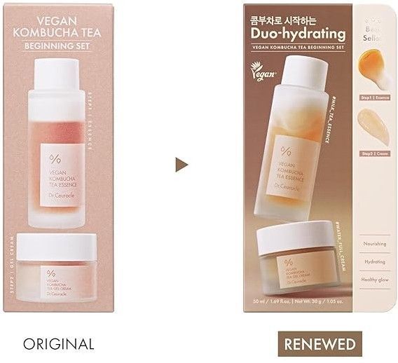 Веганский набор для ухода за кожей с комбучей Dr.Ceuracle Vegan Kombucha Beginning Set, 2 в 1 2297183275 фото