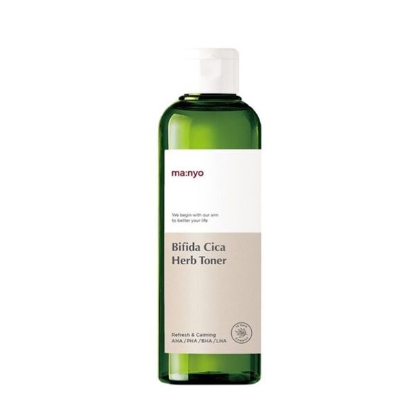 Manyo Bifida Cica Herb Toner 210 ml - Тонер заспокійливий з комплексом центелли та біфідобактеріями 1755321922 фото