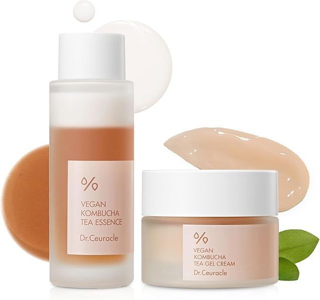 Веганский набор для ухода за кожей с комбучей Dr.Ceuracle Vegan Kombucha Beginning Set, 2 в 1 2297183275 фото
