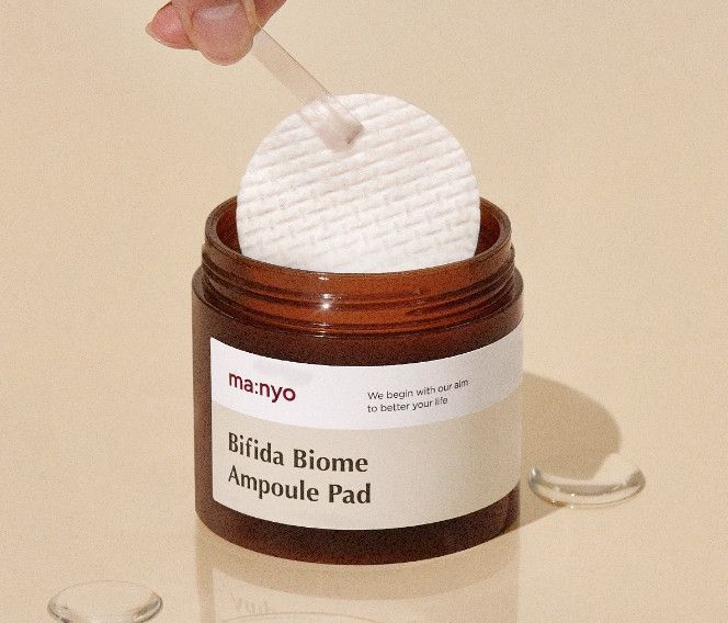 Manyo Bifida Biome Ampoule Pad 70 шт - Тонер-педы для защиты и восстановления биомы кожи 1697531121 фото