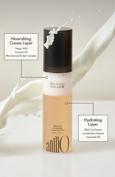 Поживний крем-спрей для волосся ANILLO Black Tea Nourishing Cream Hair Mist 70 мл 2867044353 фото