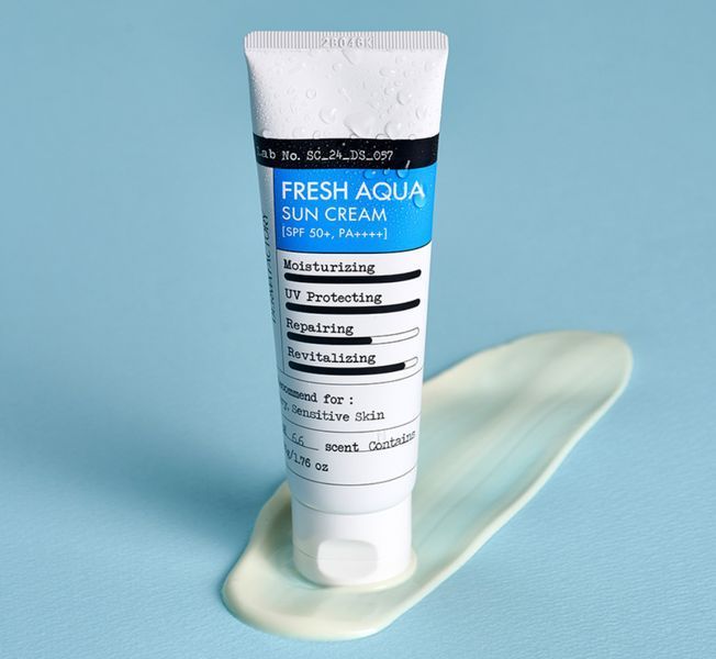 Освіжаючий сонцезахисний крем Derma Factory Fresh Aqua Sun Cream SPF 50+ PA++++, 50 ml 2186926222 фото