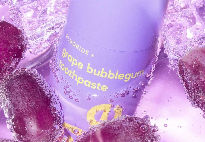 Зубная паста со вкусом виноградной жвачки Hismile Grape Bubblegum Toothpaste 60 g 2769733935 фото