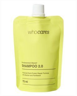Тревел-пак глибокоочищуючого шампуню Who Cares Shampoo 2.0 Fundamental Repair 75 ml 2580470088 фото