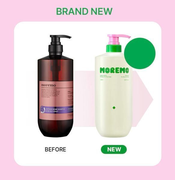 Кофеин-биом шампунь от выпадения волос MOREMO Caffeine Biome Shampoo for Oily Scalp 500 мл для жирной кожи 2473325157 фото