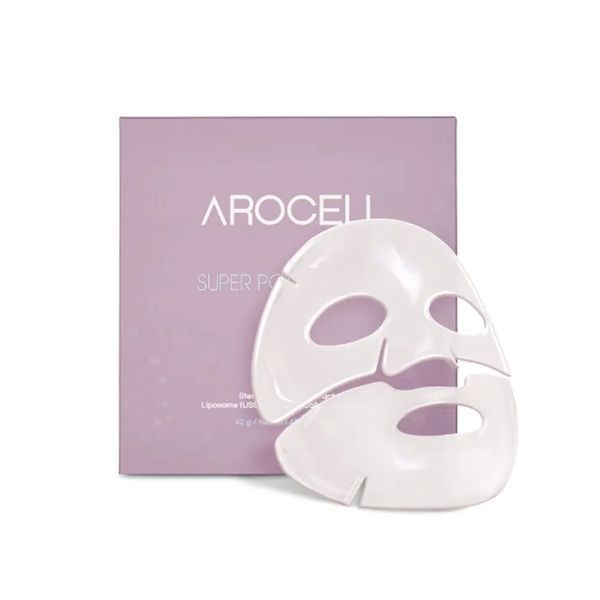Гідрогелева маска Arocell Super Power Mask EX 42 г*4 шт. з колагеном та 10 видами гіалуронової кислоти 2422612124 фото