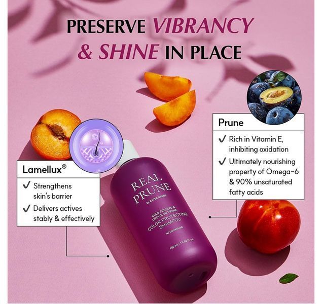 Шампунь для окрашенных волос RATED GREEN Real Prune Color Protecting Shampoo 400 мл с экстрактом сливы 2437816011 фото