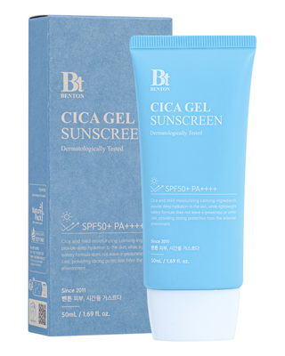 Benton CICA Gel Sunscreen Serum SPF50/PA++++ Зволожувальна сонцезахисна крем-сироватка з центелою, 50 мл 001024 фото