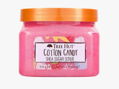 Tree Hut Cotton Candy Sugar Scrub, 510 g - Органічний цукровий скраб для тіла із шимером "Цукрова Вата" TH07 фото
