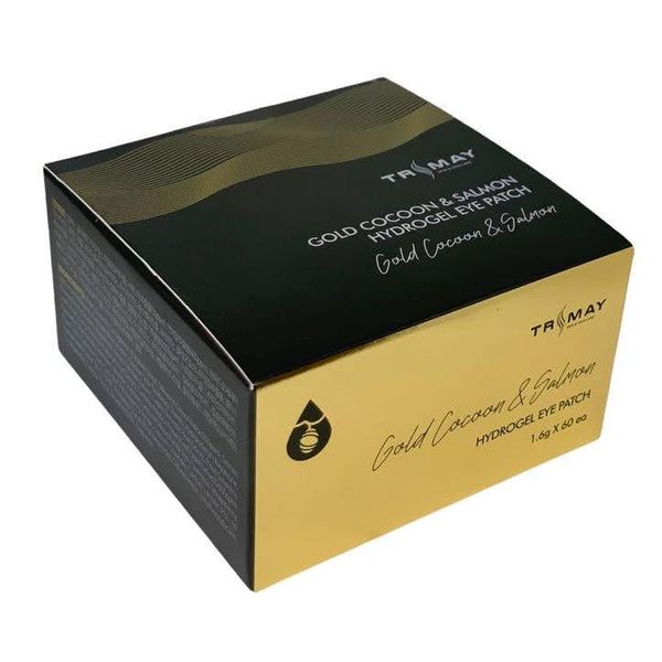 Trimay Gold Cocoon And Salmon Hydrogel Eye Patch Патчи с экстрактом кокона золотого шелкопряда и икрой лосося 1323510998 фото