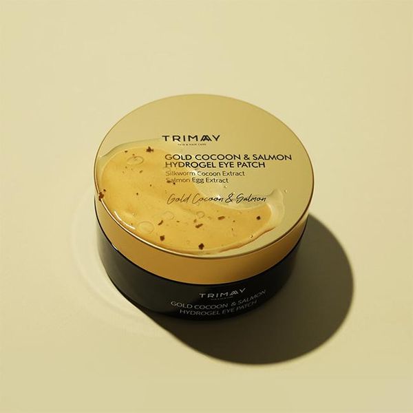 Trimay Gold Cocoon And Salmon Hydrogel Eye Patch Патчі з екстрактом кокона золотого шовкопряда та ікрою лосося 1323510998 фото