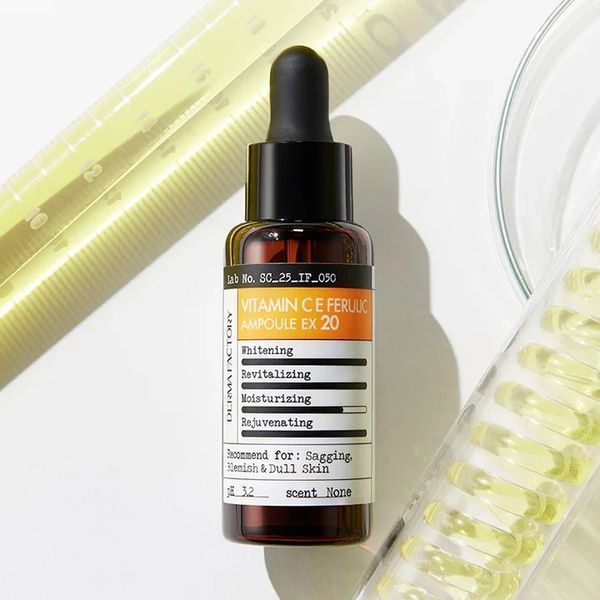 Інтенсивна освітлююча антиоксидантна сироватка Derma Factory Vitamin C E Ferulic Ampoule EX 20 22 мл 2844514442 фото