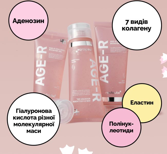 Гель-бустер с коллагеном для сияния и упругости Medicube AGE-R Collagen Booster Gel 100 ml 8809913360346 фото