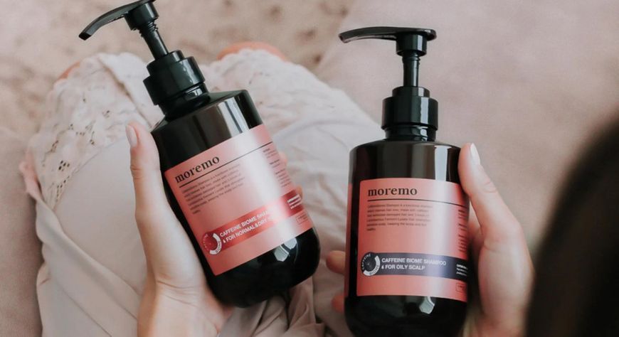 Кофеїн-біом шампунь від випадіння волосся MOREMO Caffeine Biome Shampoo for Normal and Dry Scalp 500 мл 2473371854 фото