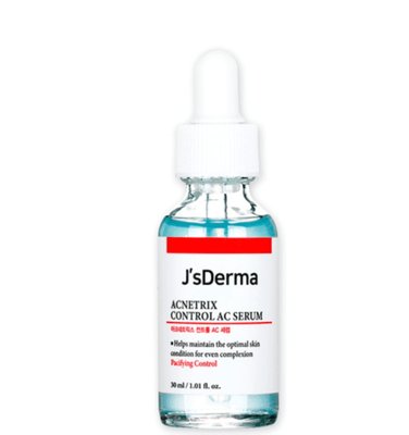 J’sDerma Acnetrix Control AC Serum 30 ml - Серум успокаивающий с ниацинамидом и цинком JD05 фото