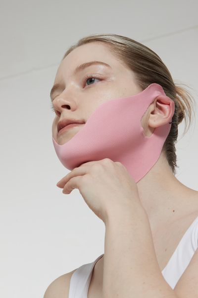 Гидрогелевая лифтинг-маска для контура лица ROUND LAB Camellia Deep Collagen V Lifting Gel Mask 10 g 3105912123 фото