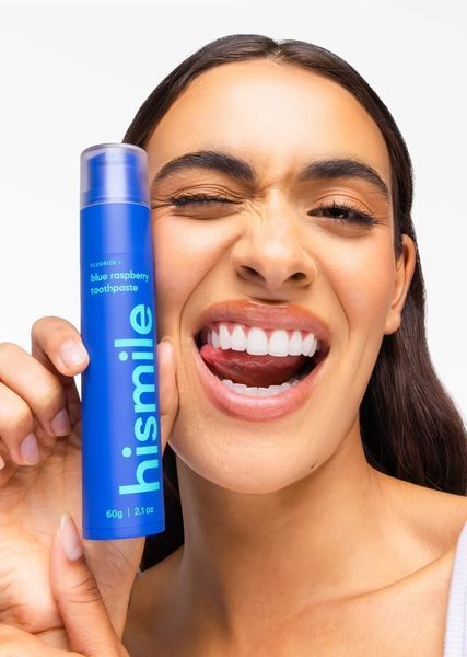 Зубная паста со вкусом голубой малины Hismile Blue Raspberry Toothpaste 60 g 2769871968 фото