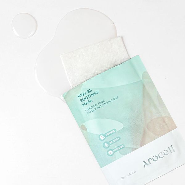 Успокаивающая маска Arocell 10 Hyal B5 Soothing Mask 30 мл с пантенолом и гиалуроновой кислотой 2854055852 фото