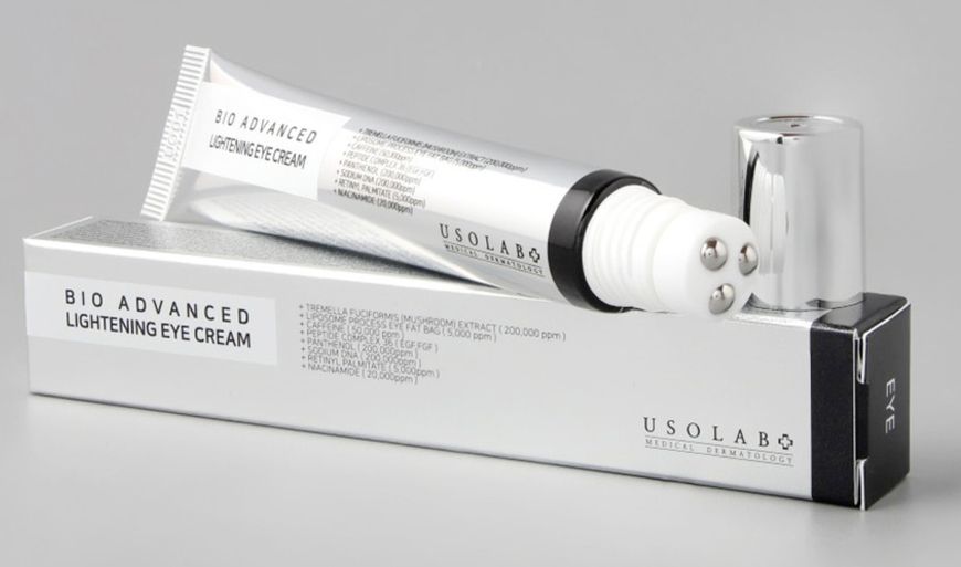 USOLAB Bio Advanced Lightening Eye Cream - Крем для кожи вокруг глаз от темных кругов и отеков, 25 мл USL фото