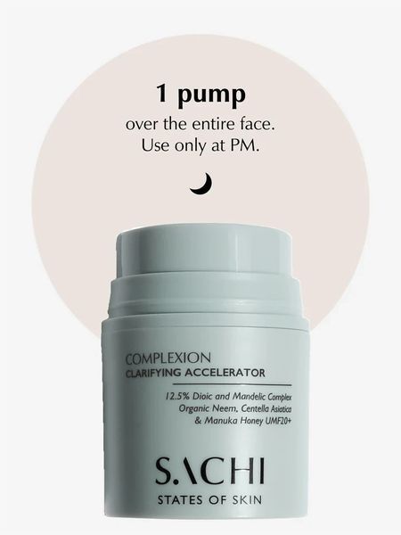 Пілінг-сироватка з ензимами та кислотами SACHI SKIN Complexion Clarifying Accelerator 30 мл 2618924173 фото