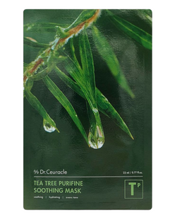 Заспокійлива маска з екстрактом чайного дерева Dr.Ceuracle Tea Tree Purifine Soothing Mask 001040 фото