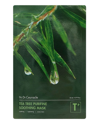 Заспокійлива маска з екстрактом чайного дерева Dr.Ceuracle Tea Tree Purifine Soothing Mask 001040 фото