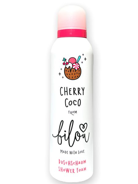 Пенка для душа "Кокосовый крем и вишневое мороженое" Bilou Cherry Coco 200 мл 012B фото