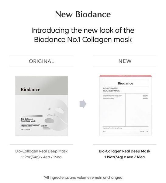 Biodance Гідрогелева маска з колагеном Biodance Bio Collagen Real Deep Mask Sheet 005907 фото