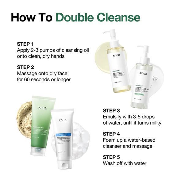 Гідрофільна олія для чутливої шкіри Anua Heartleaf Pore Control Cleansing Oil 200 мл 2590774375 фото