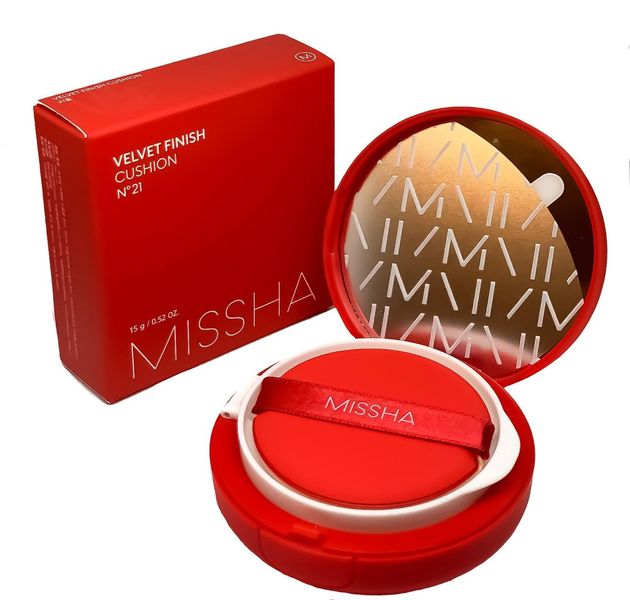 Тональный кушон с матовым финишем Missha Velvet Finish Cushion SPF50 + / PA +++ №23 1240025634 фото