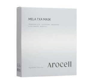 Гидрогелевая маска Arocell Mela TXA Mask 4 шт &times; 43 г с транексамовой кислотой, глутатионом и арбутином 2854630277 фото