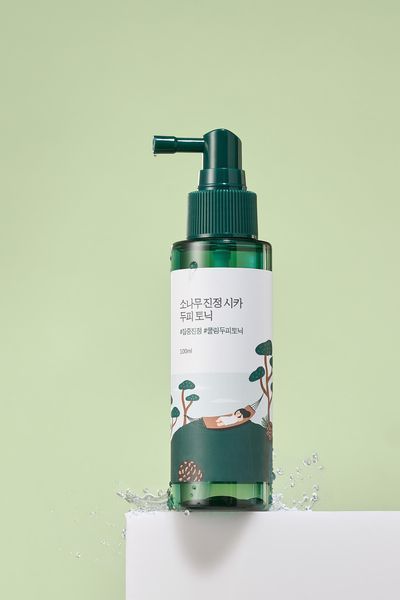 Успокаивающий тоник для кожи головы ROUND LAB Pine Calming Cica Scalp Tonic 100 ml с экстрактом игл сосны 2949886036 фото