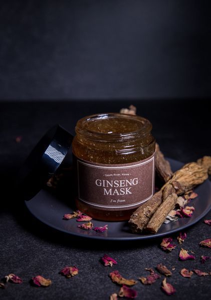 Восстанавливающая маска для лица с экстрактом красного женьшеня I'M FROM Ginseng Mask 120 g 2367486997 фото