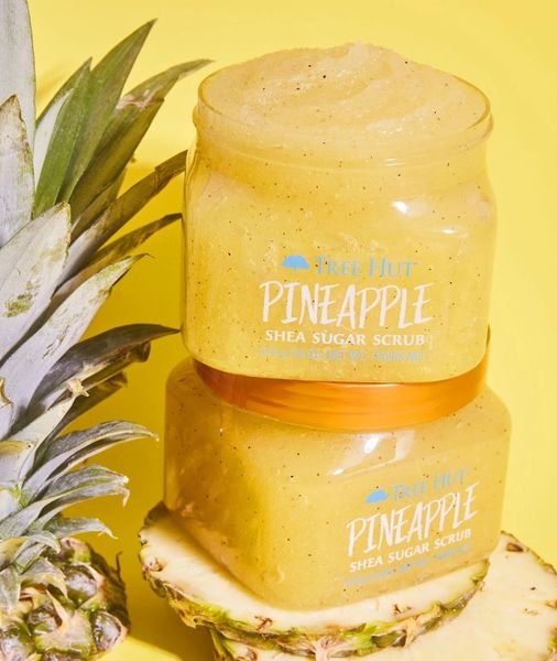 Tree Hut Pineapple Sugar Scrub, 510 g - Органический сахарный скраб "Ананас и тропические фрукты" TH11 фото