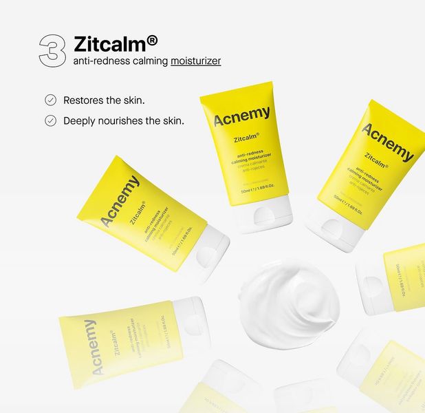 Acnemy Zitcalm Anti-redness Calming Moisturizer Успокаивающий увлажняющий крем против покраснения 50 мл 001285 фото