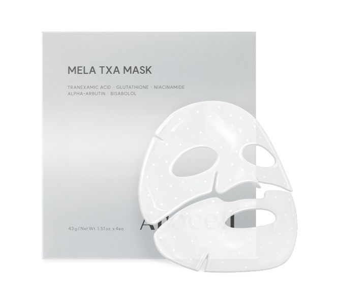 Гідрогелева маска Arocell Mela TXA Mask 4 шт. &times; 43 г з транексамовою кислотою, глутатіоном та арбутином 2854630277 фото
