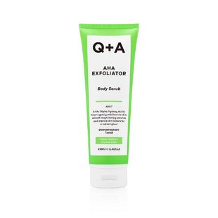 Q+A AHA Exfoliator Body Scrub - Скраб для тіла з AHA-кислотами, 250 мл 000248 фото