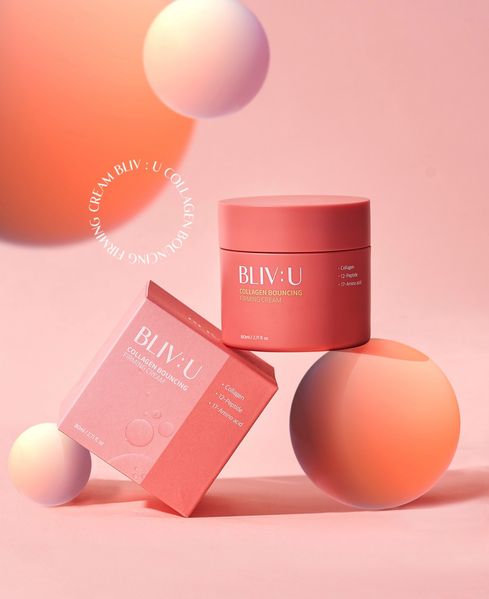 Крем з колагеном BLIV:U Collagen Bouncing Firming Cream 80 ml 001050 фото