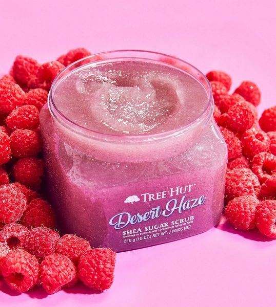 TREE HUT Desert Haze Sugar Scrub, 510 g - Органический сахарный скраб для тела с цветочно-малиновым ароматом TH12 фото