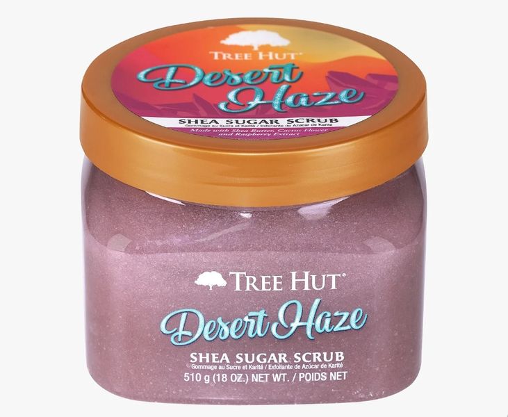 TREE HUT Desert Haze Sugar Scrub, 510 g - Органический сахарный скраб для тела с цветочно-малиновым ароматом TH12 фото