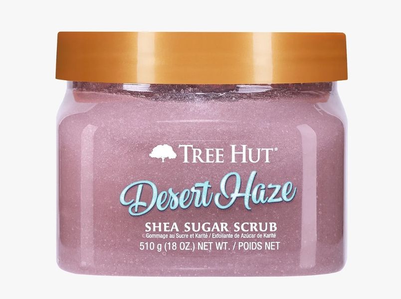 TREE HUT Desert Haze Sugar Scrub, 510 g - Органический сахарный скраб для тела с цветочно-малиновым ароматом TH12 фото