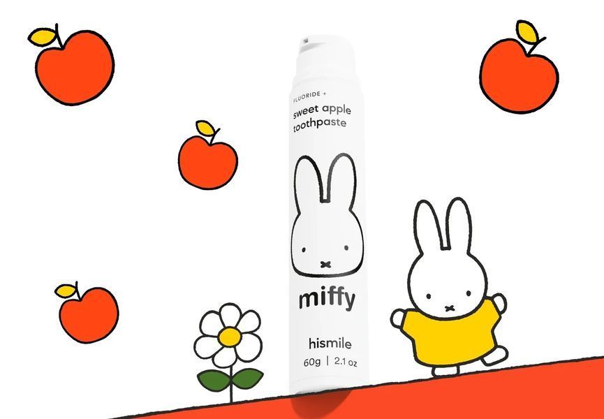 Зубная паста со вкусом сладкого яблока Hismile Miffy Toothpaste 60 g 2769875832 фото