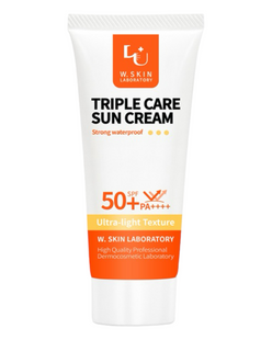 Солнцезащитный крем с ультралегкой текстурой W.Skin Laboratory Triple Care Sun Cream SPF50+ PA++++, 60 ml 001560 фото