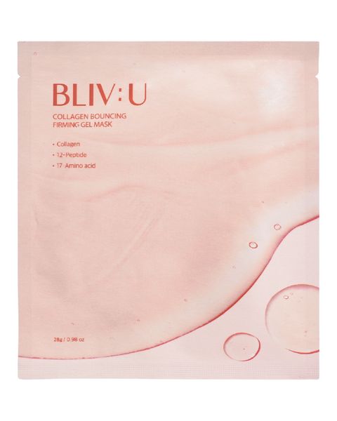 Гелевая маска с коллагеном BLIV:U Collagen Bouncing Firming Gel Mask 28 g 3217 фото