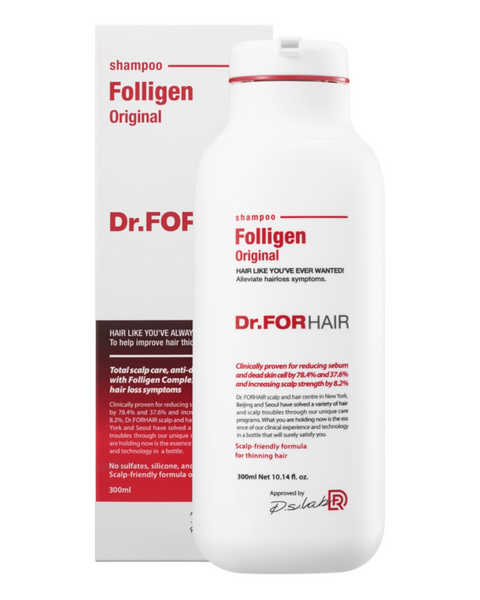 Dr.FORHAIR Folligen Shampoo - Шампунь против выпадения волос, 300 мл 8809485531052 фото