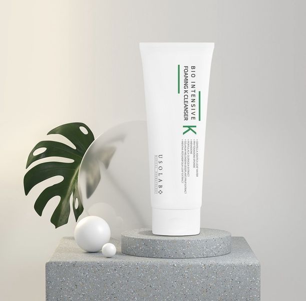 Очищающее средство с витамином К для чувствительной кожи лица USOLAB Bio Intensive Foaming K Cleanser 120 ml 2092830273 фото