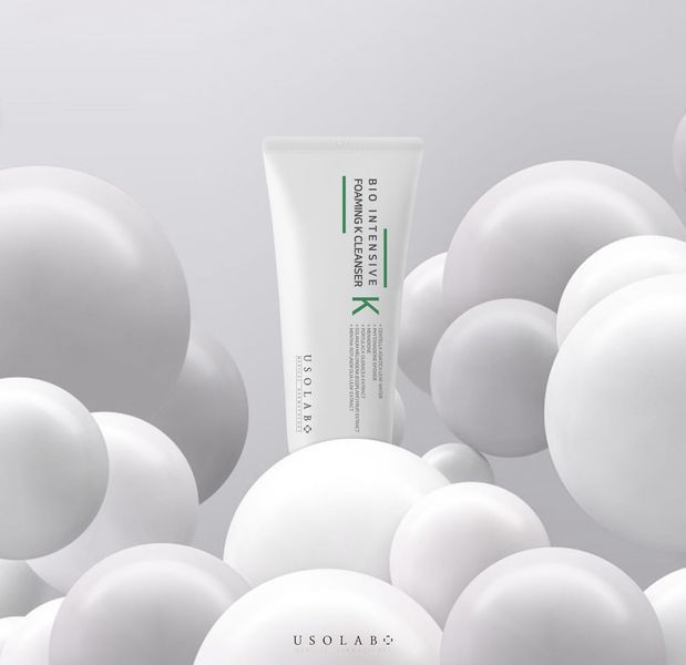 Очищающее средство с витамином К для чувствительной кожи лица USOLAB Bio Intensive Foaming K Cleanser 120 ml 2092830273 фото