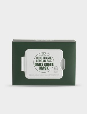Derma Factory Houttuynia Cordata 84% Daily Sheet Mask - Набір зволожуючих тканинних масок 000045 фото